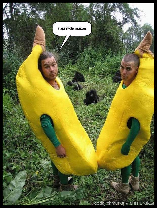chodzące banany
