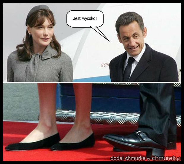 Sarkozy wielki w jednym słowa tego znaczeniu