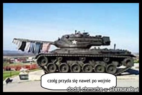 czołg przyda się nawet po wojnie