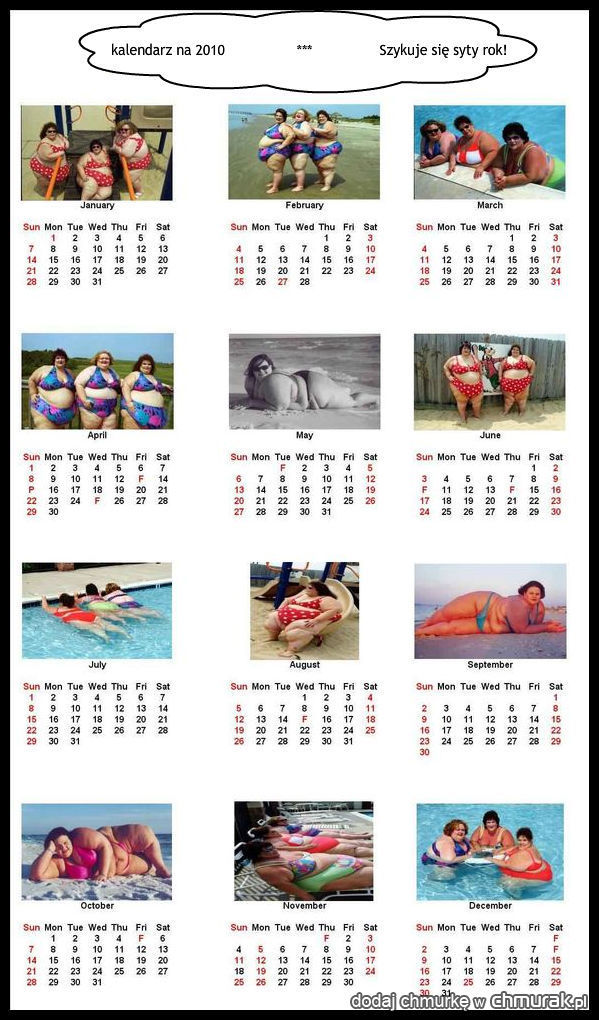 kalendarz na 2010
