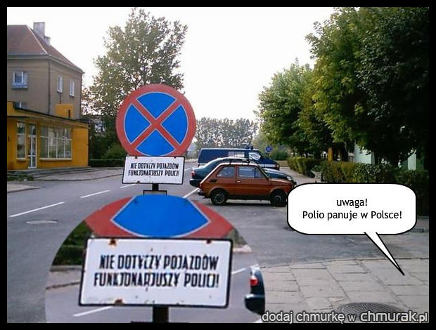 uwaga! Polio panuje w Polsce!